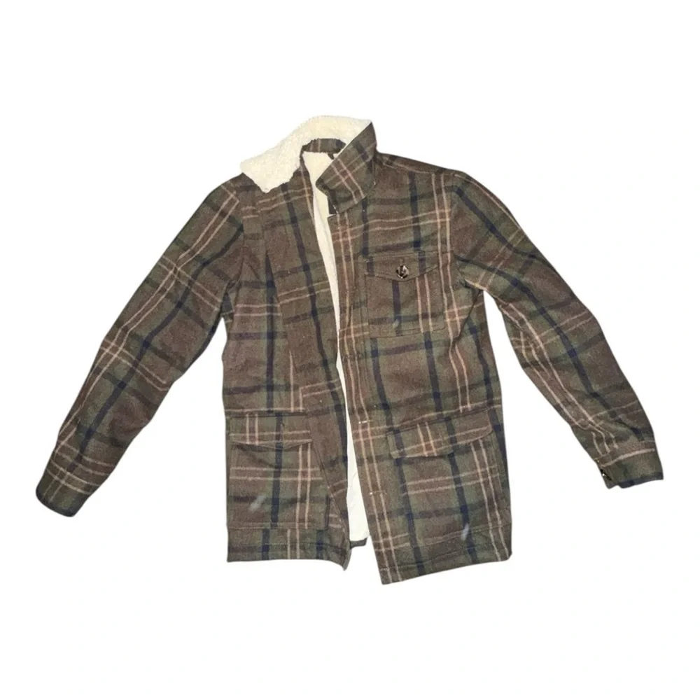 Old Navy Plaid Wool Blend Sherpa
Teddy Lined Jacket Size S Cabincore
Lumberjack - Picture 2 of 7